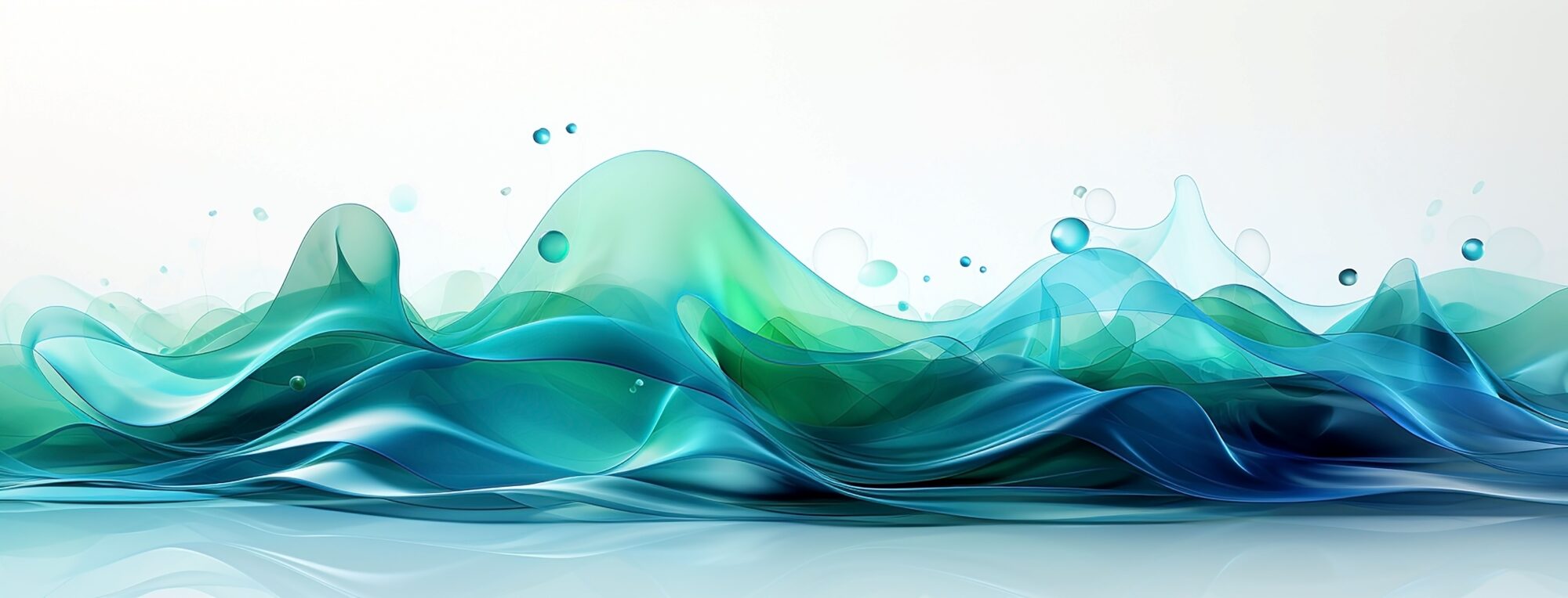 Blue Green Splash